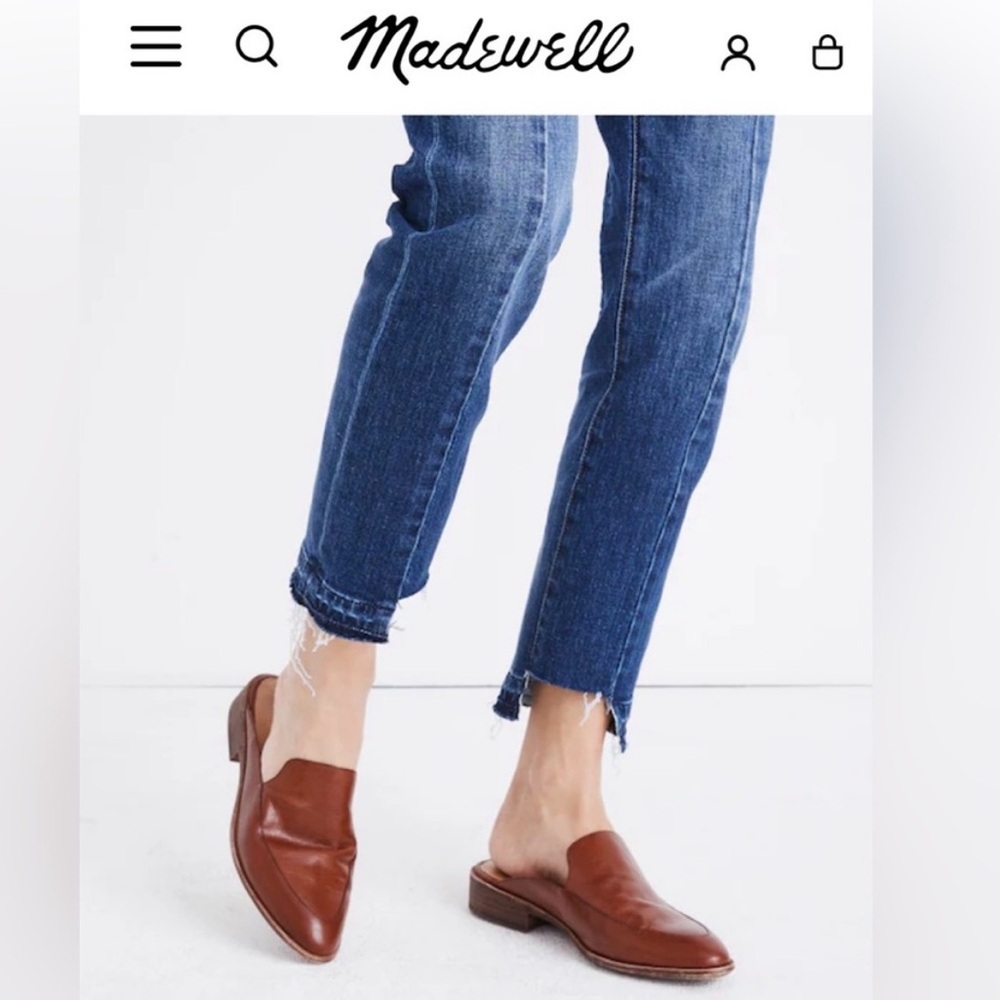 Madewell The Frances Leather Mule Slip On Sz 10 - Picture 3 of 8